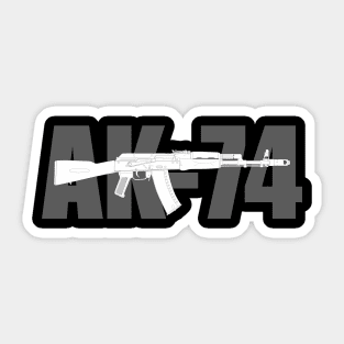 AK-74 Assault Rifle (White version) Sticker